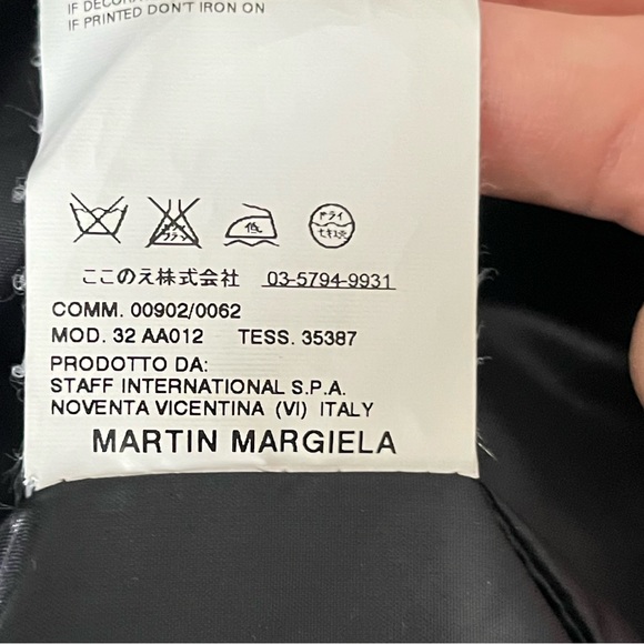 Martin Margiela black double breasted shiny trench coat size 6 - Picture 16 of 17